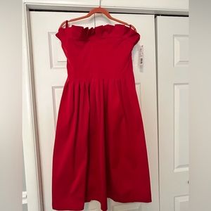 Antonio Melani - Red ❤️ Strapless Dress 👗-Size 14